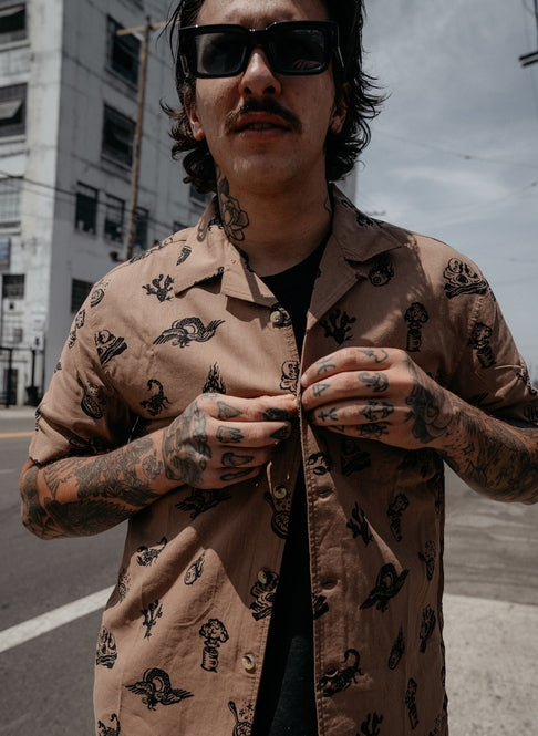 Brain Fried Desert Button-Up -Unisex - La De Da