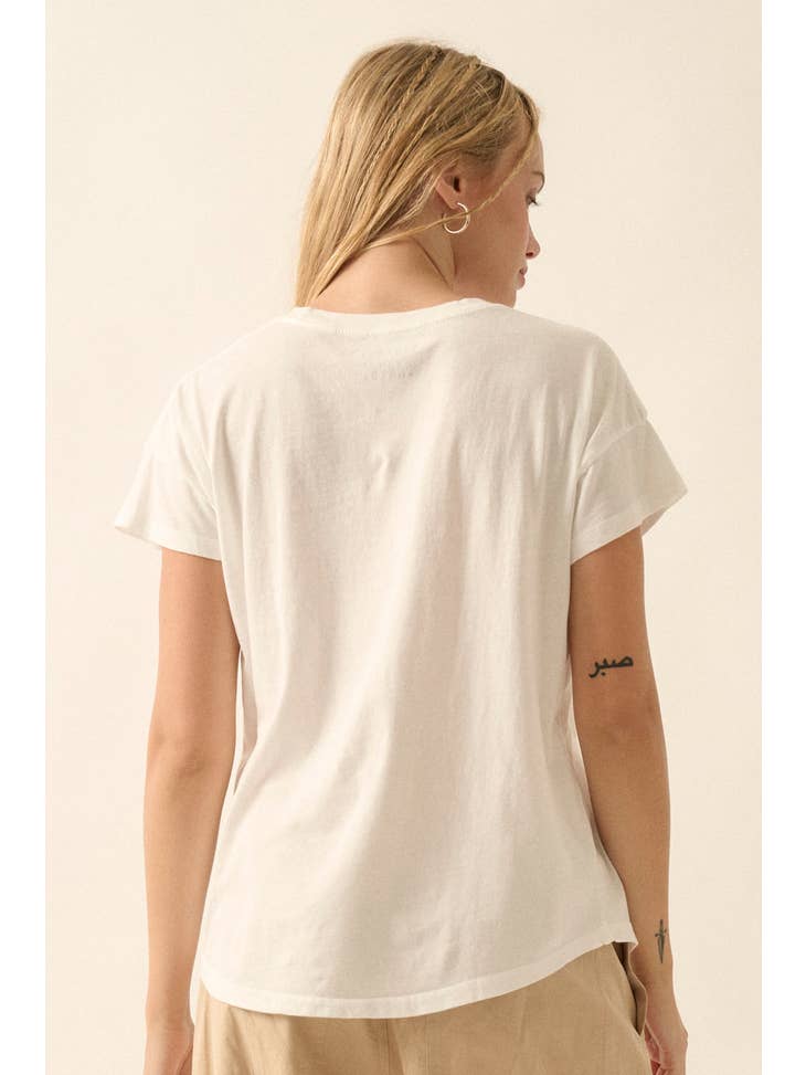 Vintage Washed Tiger Graphic Tee - La De Da