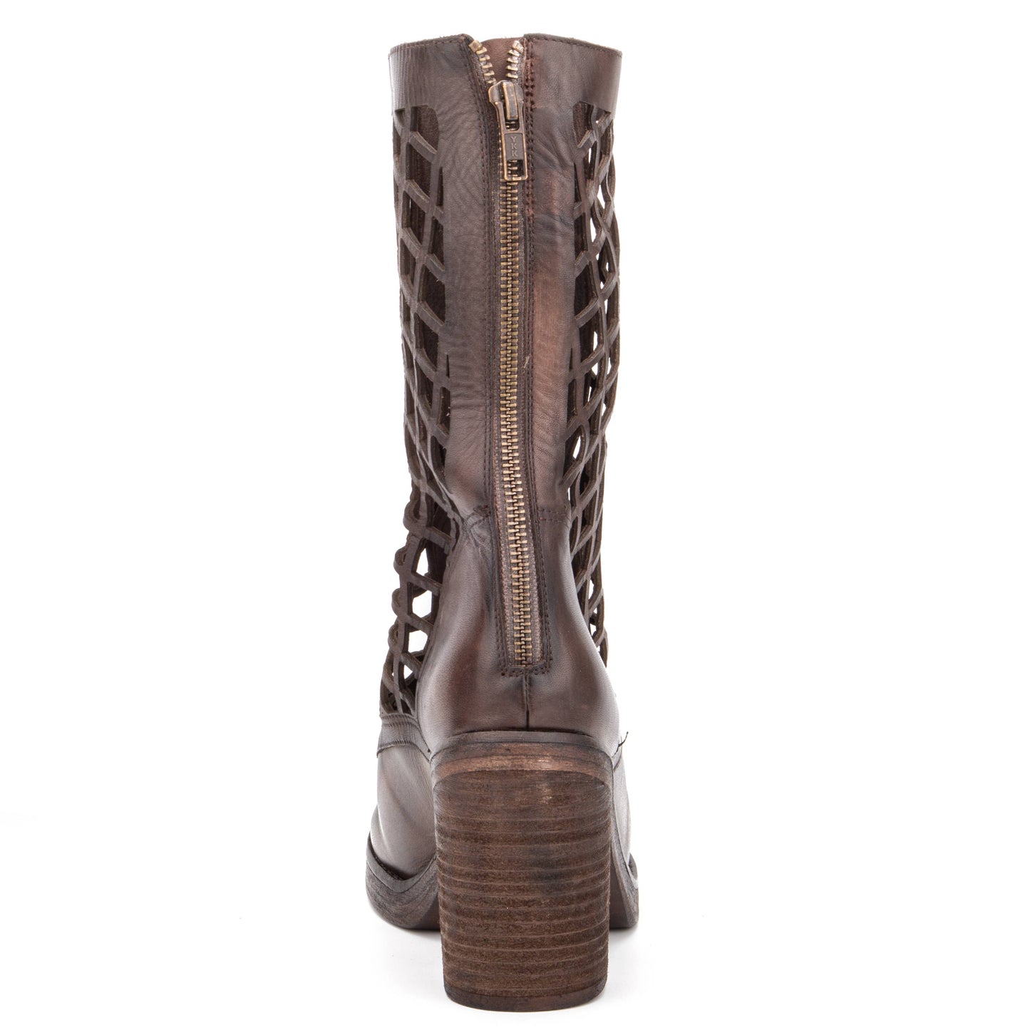 Vintage Foundry Co. Normandy Open Toe Boot - Brown