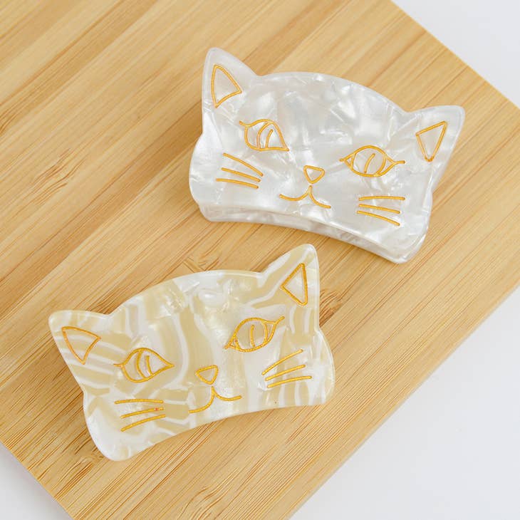 Acrylic Cute Cat Claw Clip - La De Da