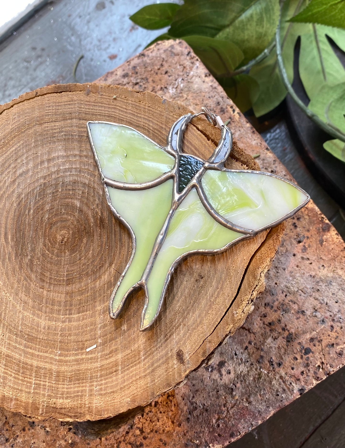 Luna Moth Glass Pendant - KC01*