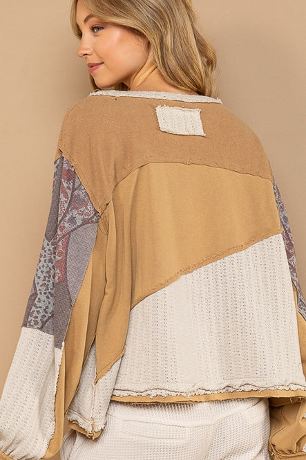 Patchwork Peace Pullover - La De Da