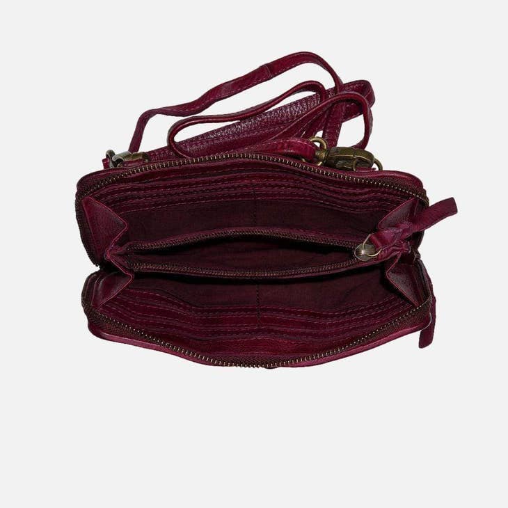 Mels Braided Leather Continental Wallet - La De Da