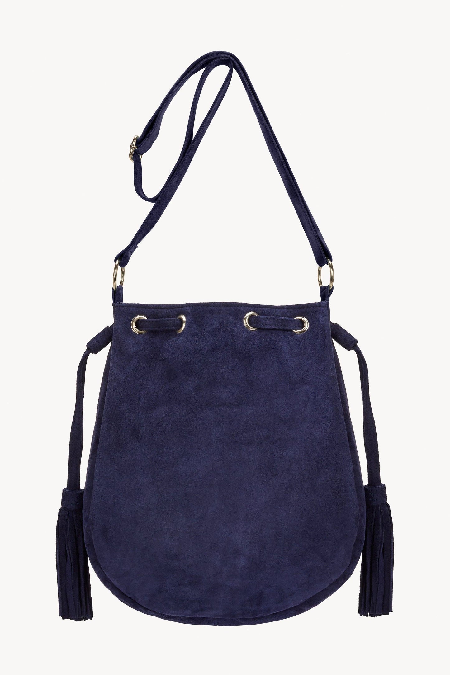 Marrakesh Pouch Bag - Metallic Navy/Silver