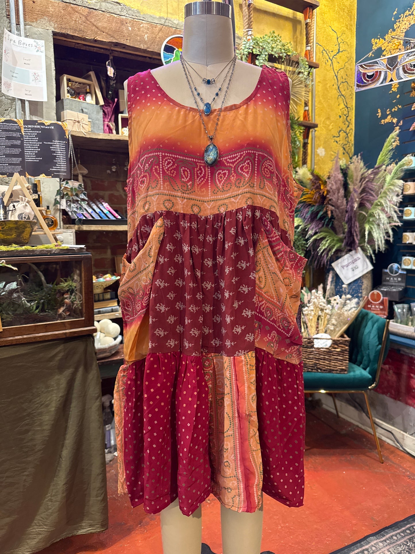 Silk Meadow Mini Dress 0525 109