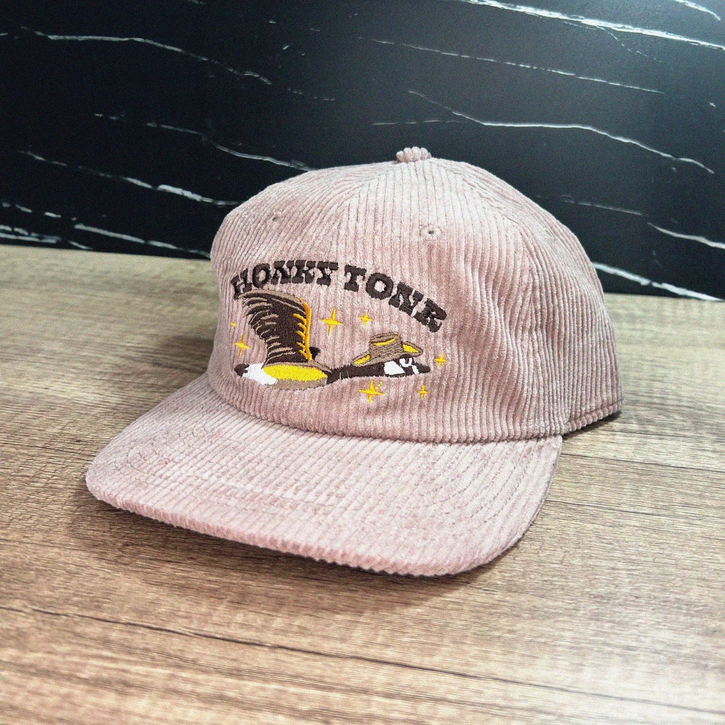 Honky Tonk Corduroy Hat - Blush