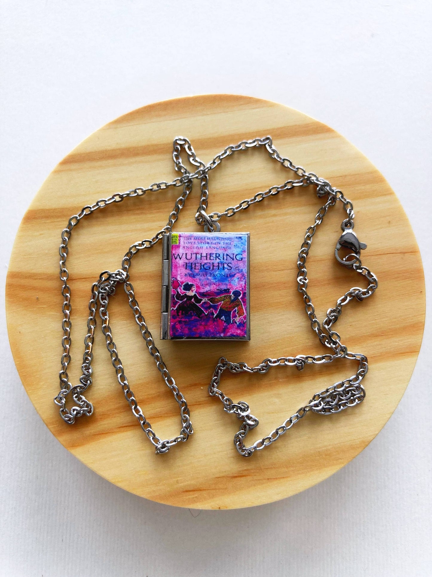 Book Locket Wuthering Heights - Stainless Steel