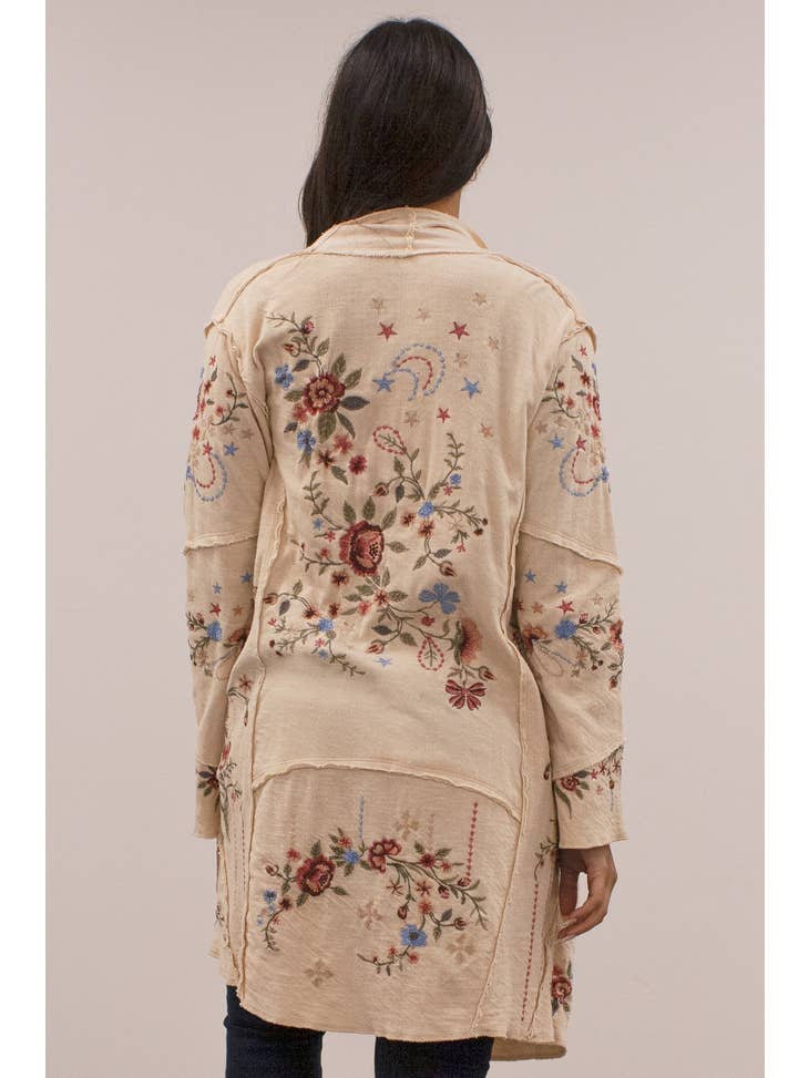 Emma Embroidered Jacket - La De Da