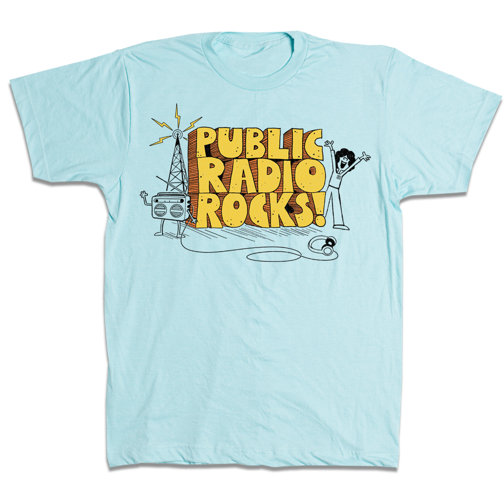 Public Radio Rocks - Standard Large - Purist Blue