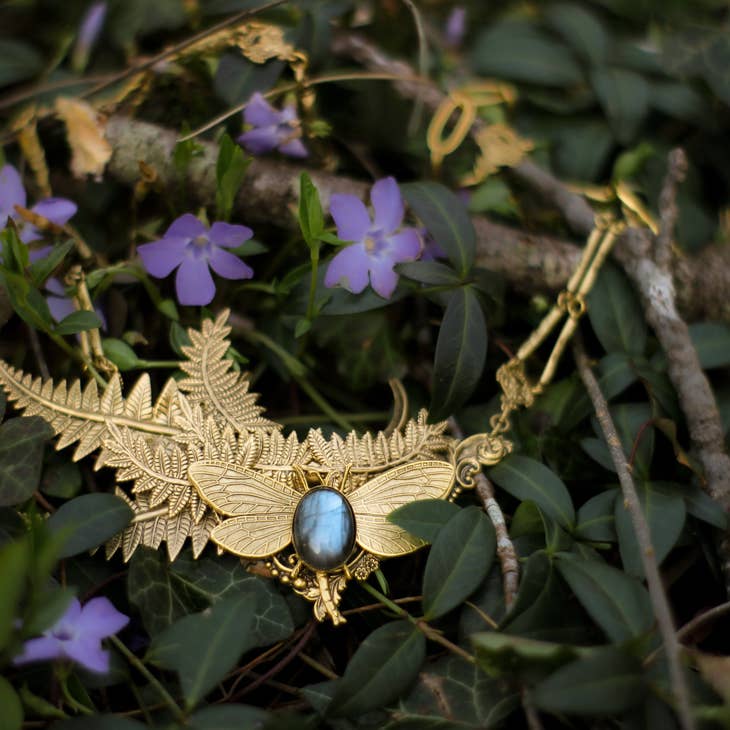 Forest Fern Regalia Necklace - La De Da