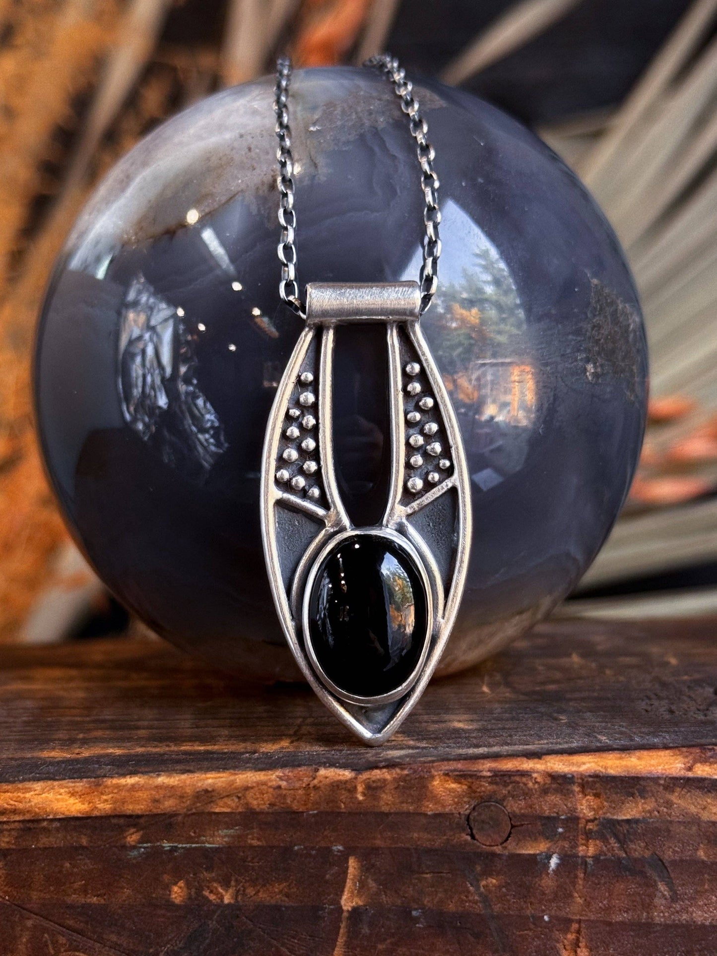 Ara Necklace // Black Onyx