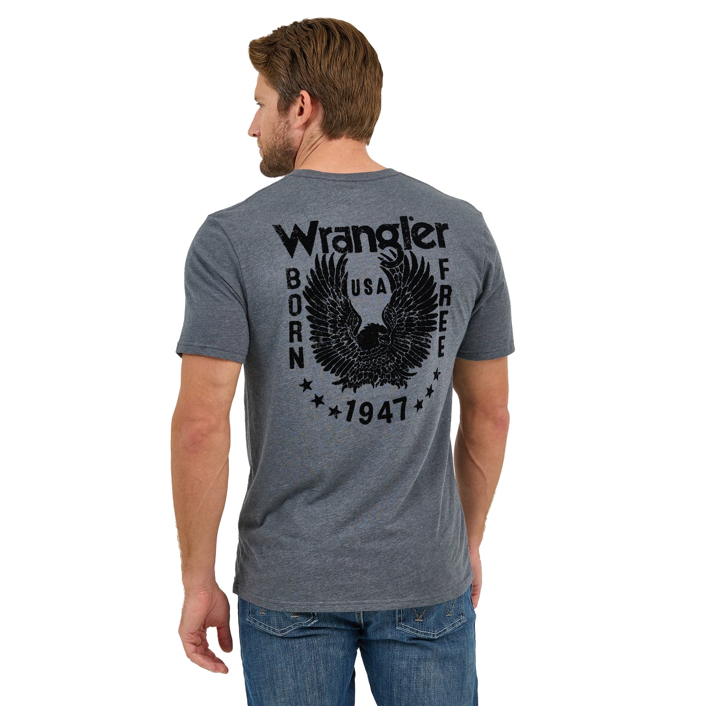 Men's Born Free Eagle USA T-shirt