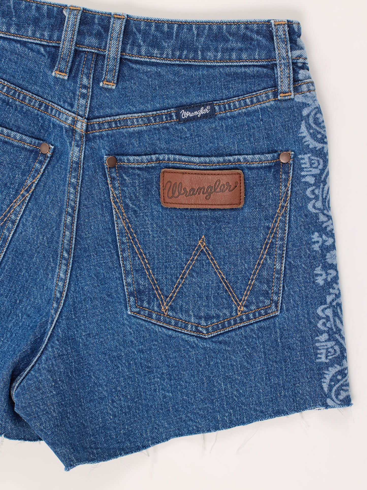 Embellished Cowboy Shorts- Violet