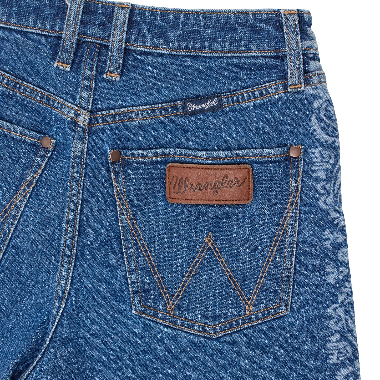 Embellished Cowboy Shorts- Violet