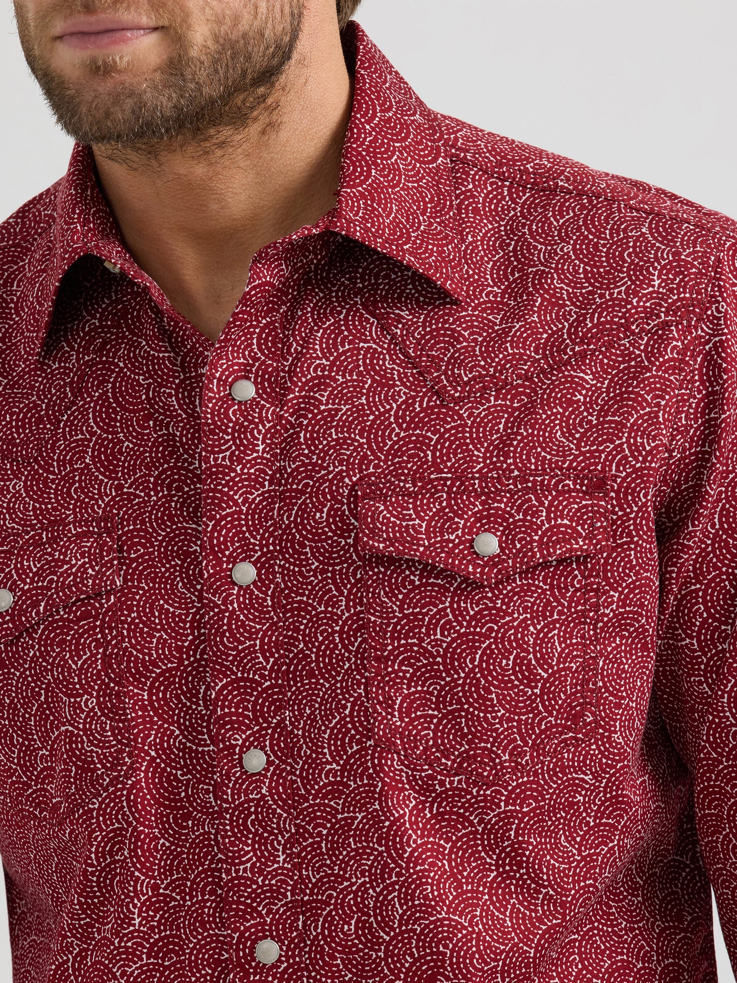 Mens Retro Button Up