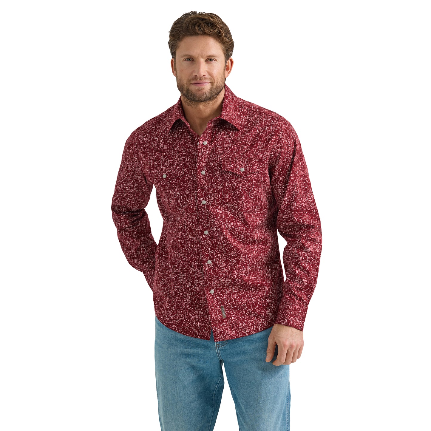 Mens Retro Button Up