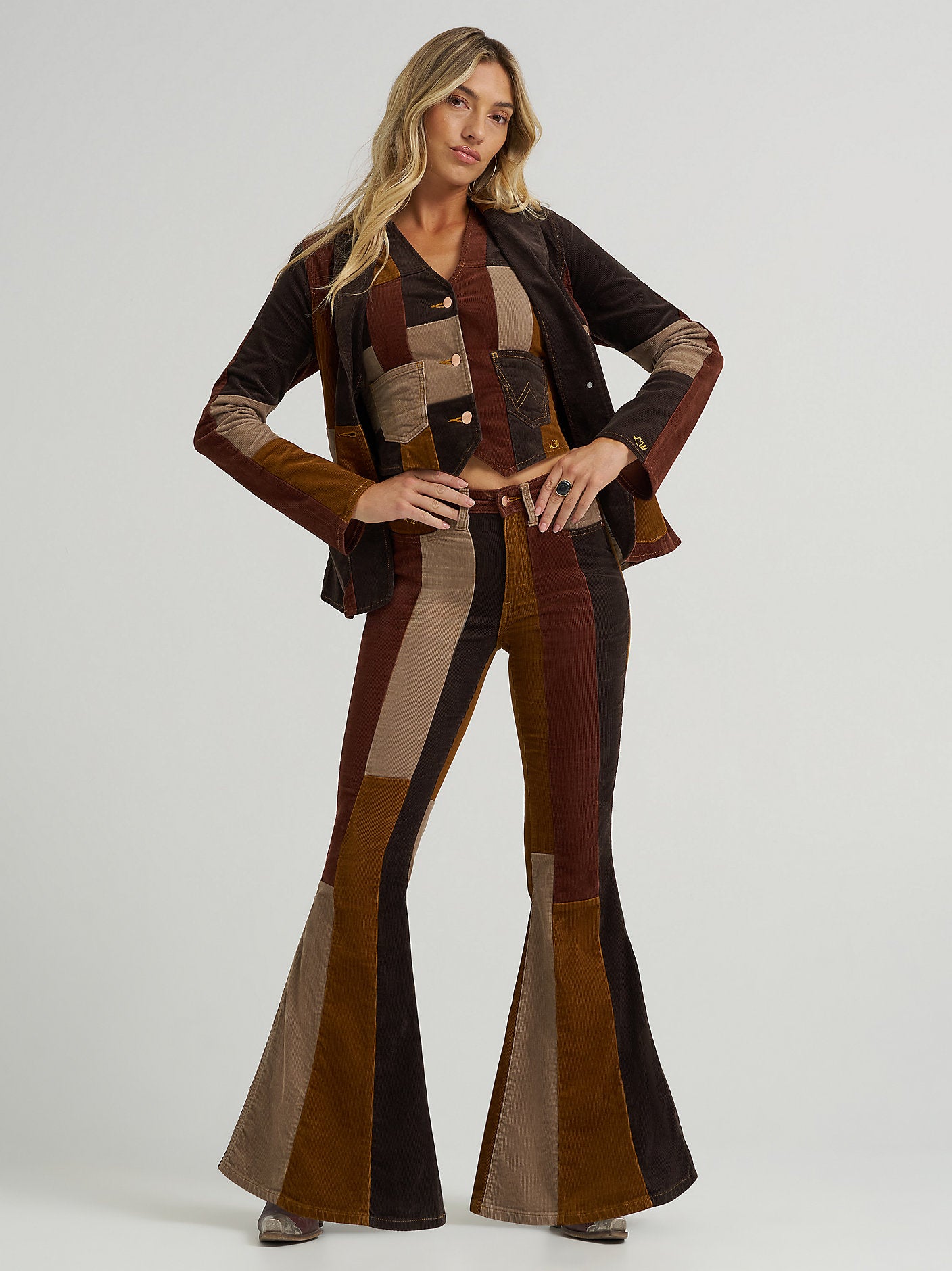 Patchwork Bell Bottoms - Corduroy