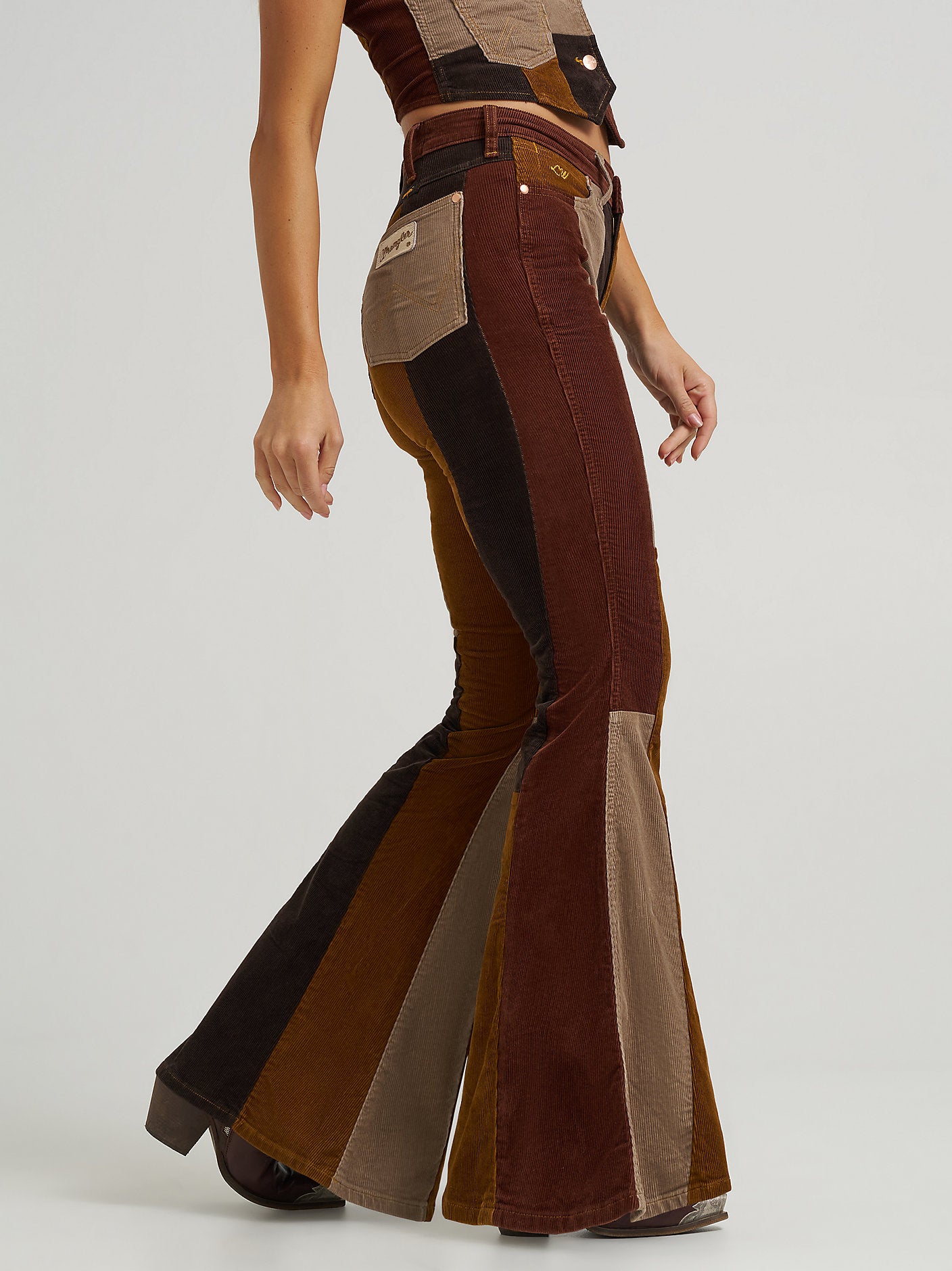 Patchwork Bell Bottoms - Corduroy