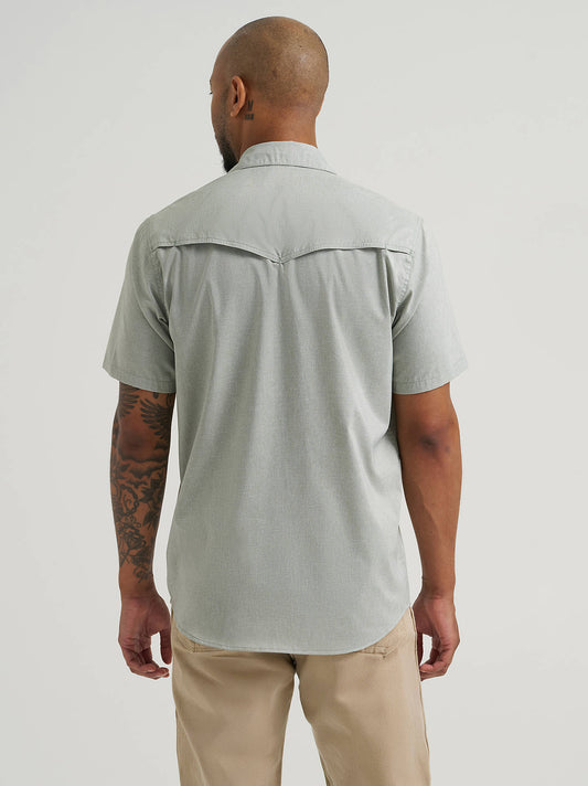 Wrangler Mens Drover Utility Shirt - Iceberg Green