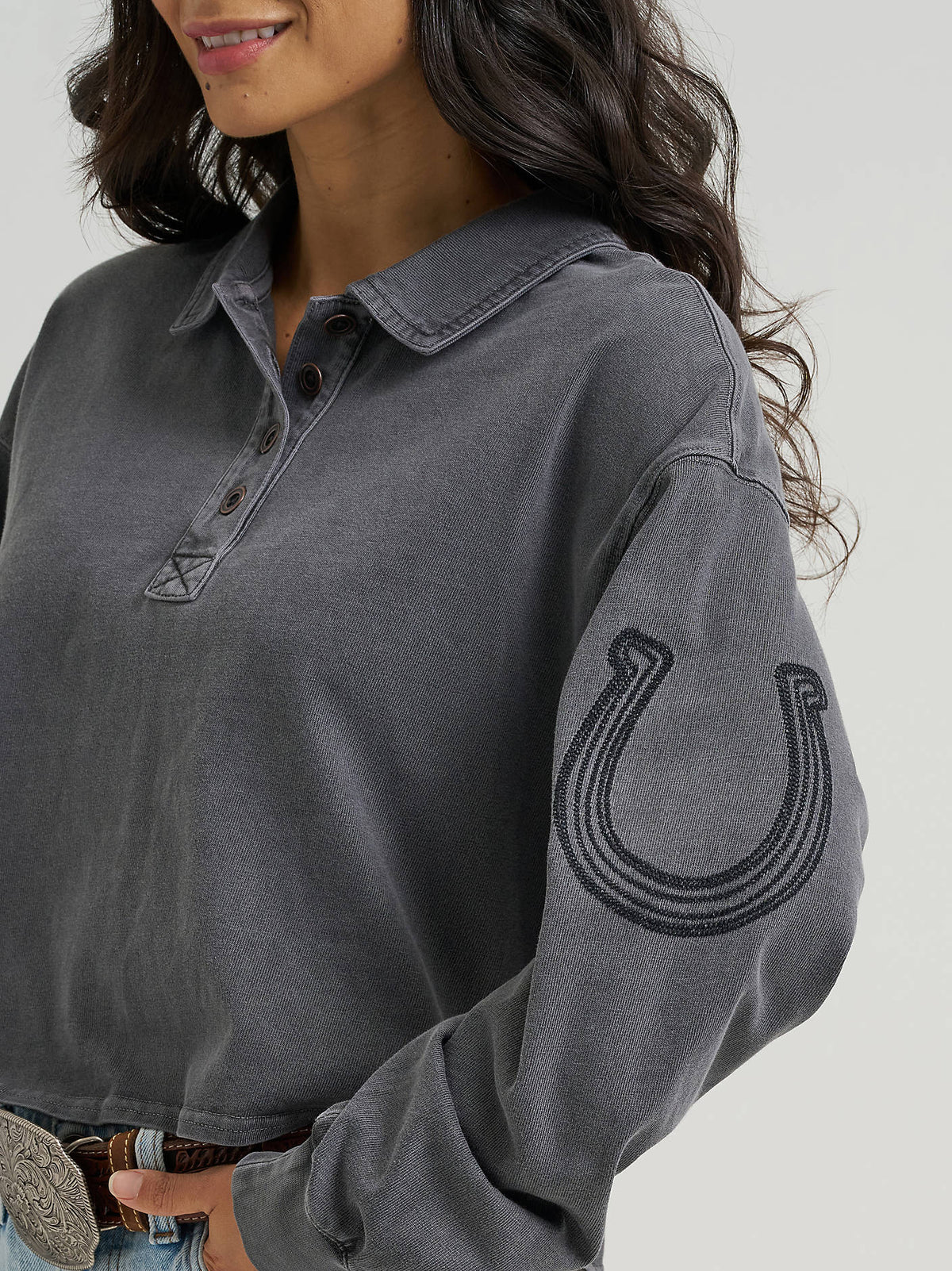 Womens Western Polo Shirt