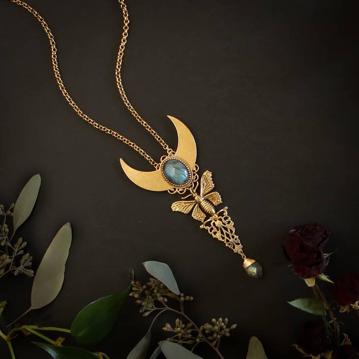 Lunaculture Lace-Gilded Moth - La De Da