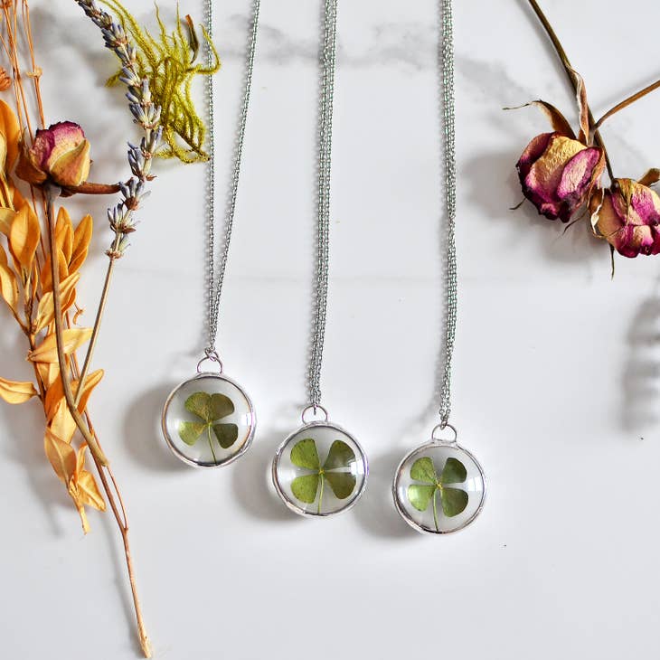 Four Leaf Clover Necklace - La De Da