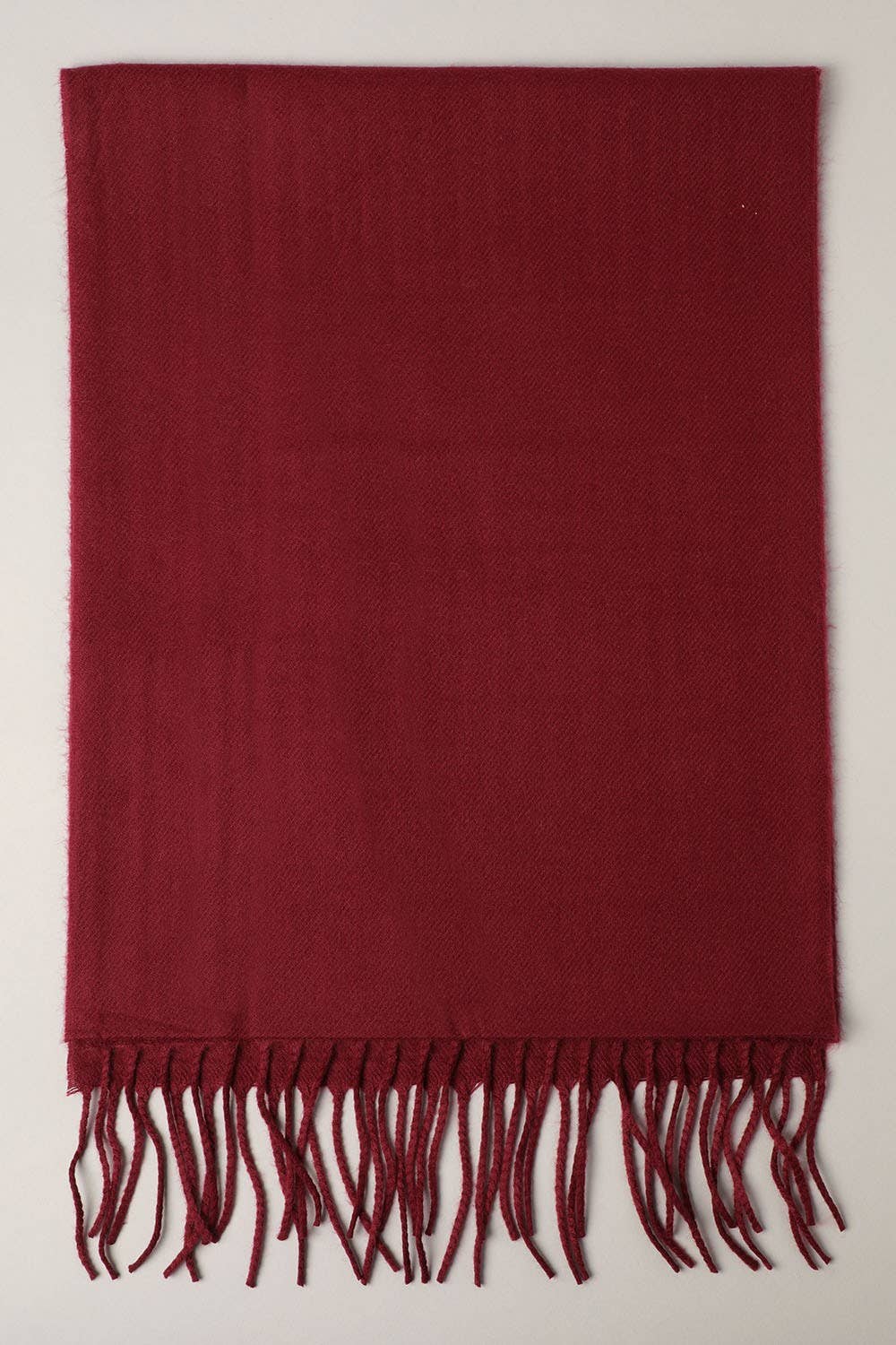 Solid Muffler Scarf - Wine