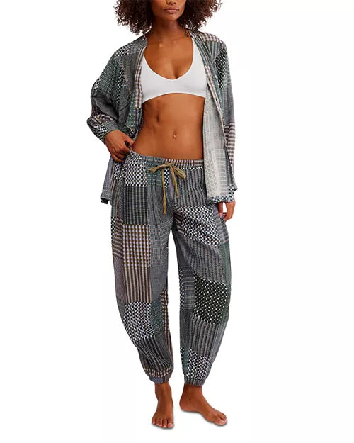 Night After Night Pant - Chambray Combo