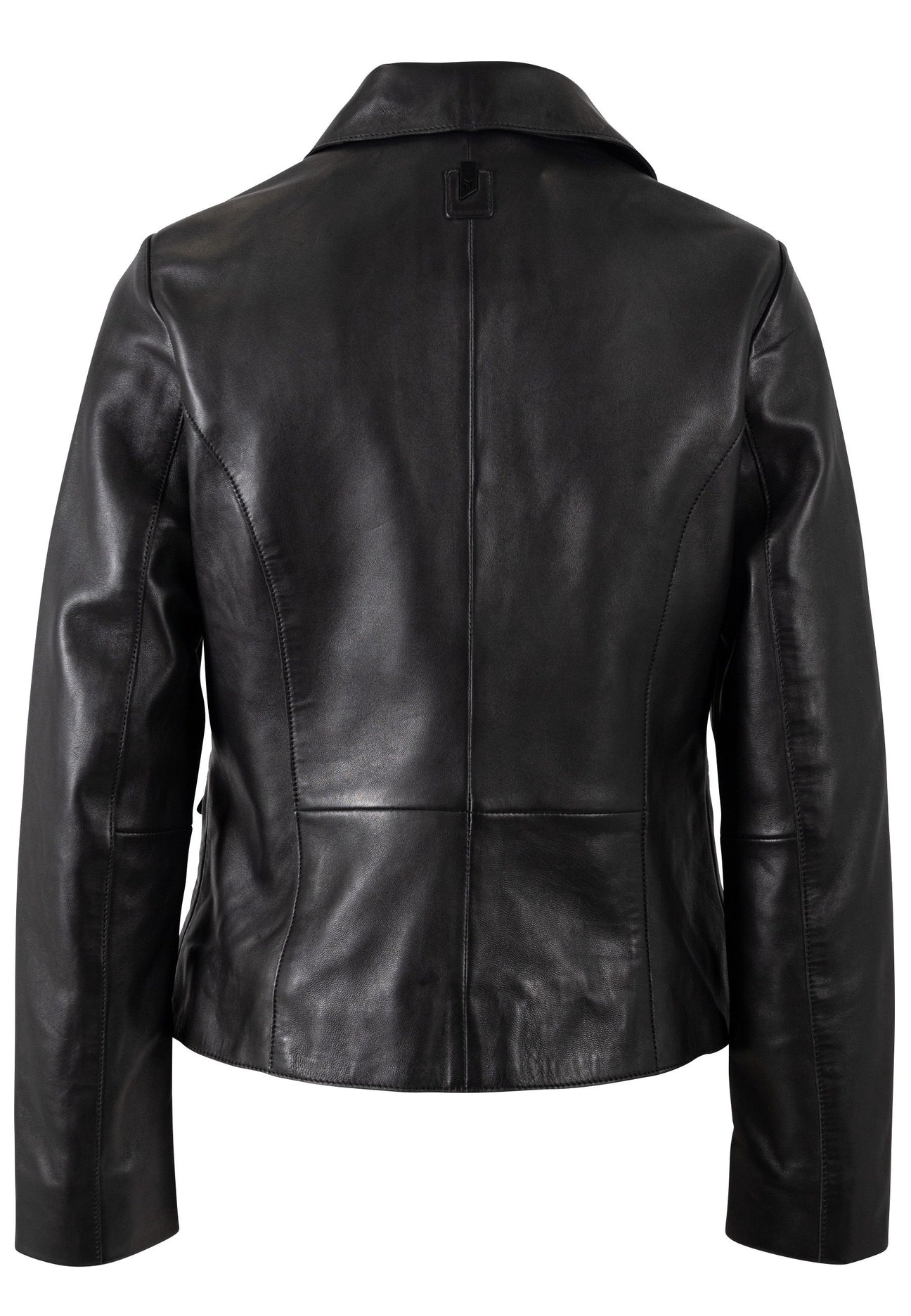 Women's Megan Leather Blazer - Black