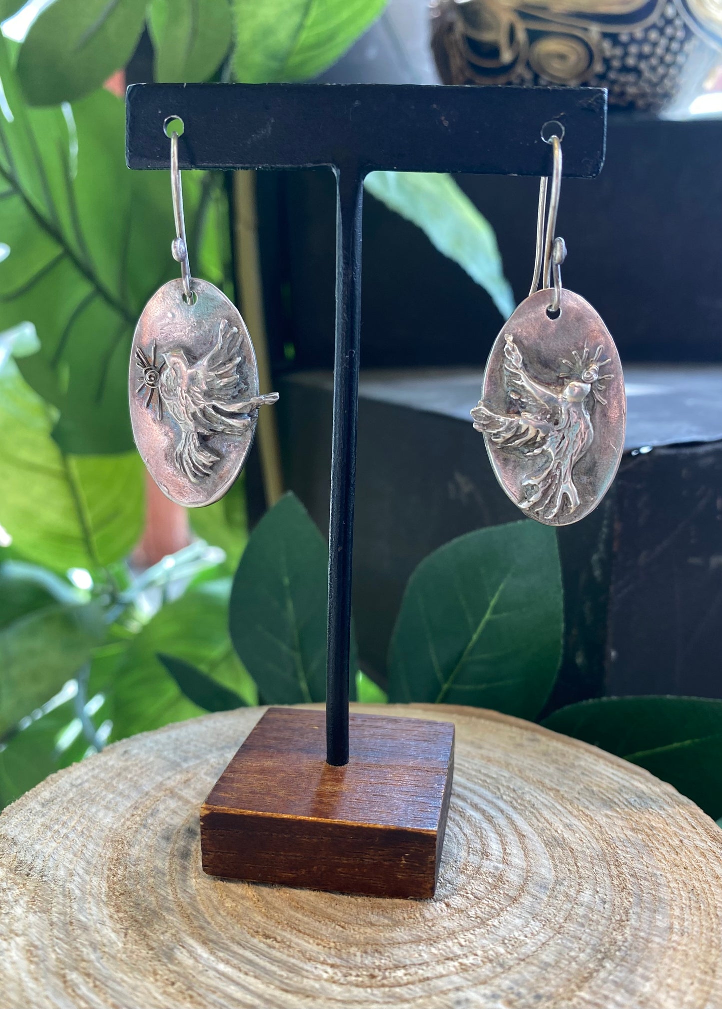 Fine Silver Doves Earring *425E-23
