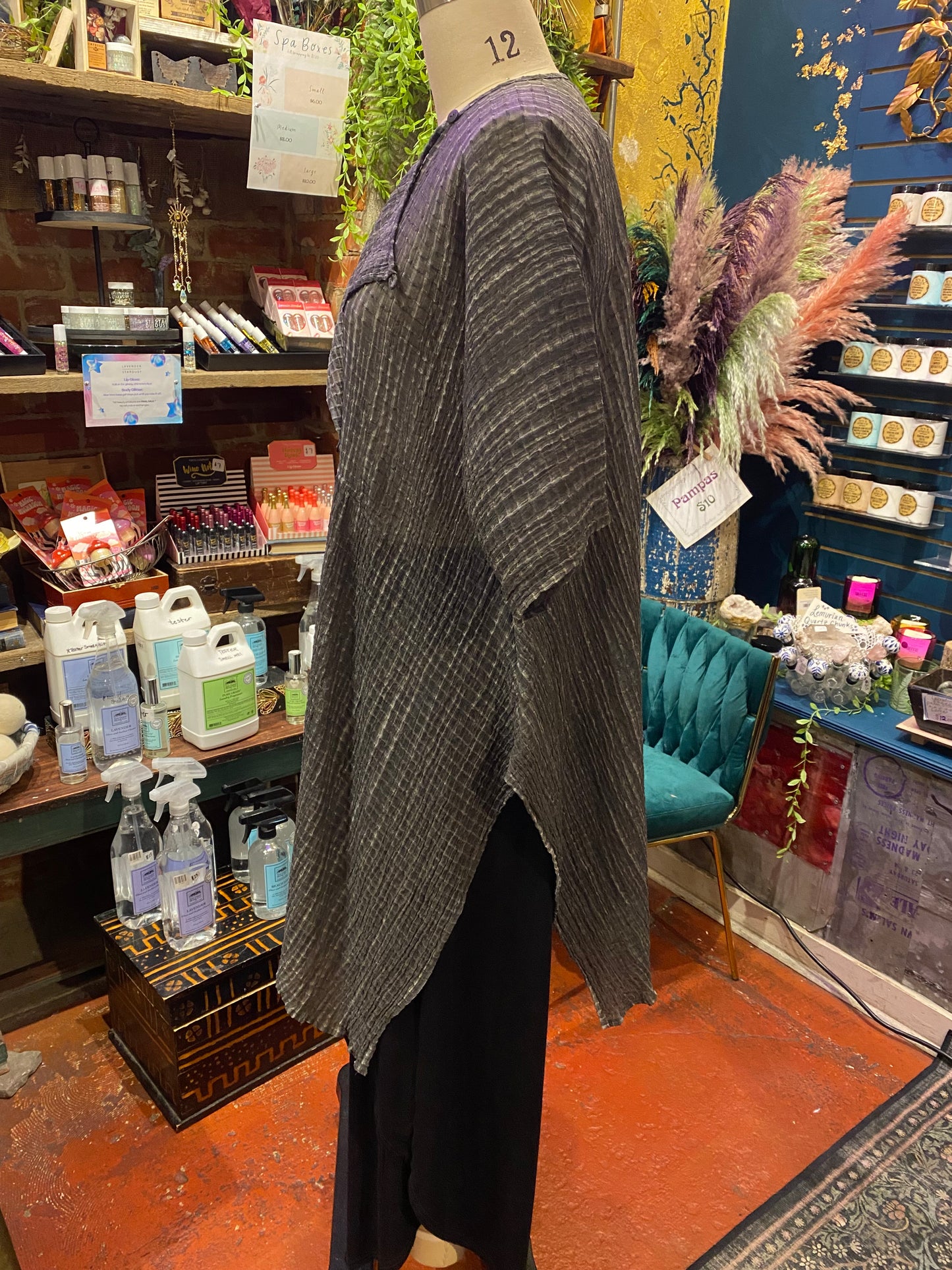 Zen Flow Tunic - Grey