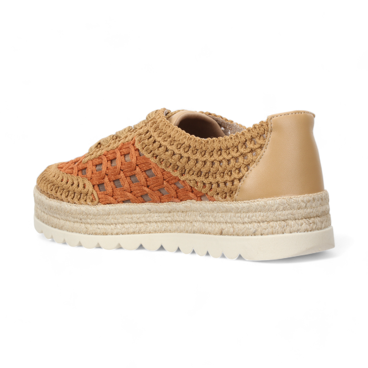 Harmony Crochet Sneakers - Pecan Rust