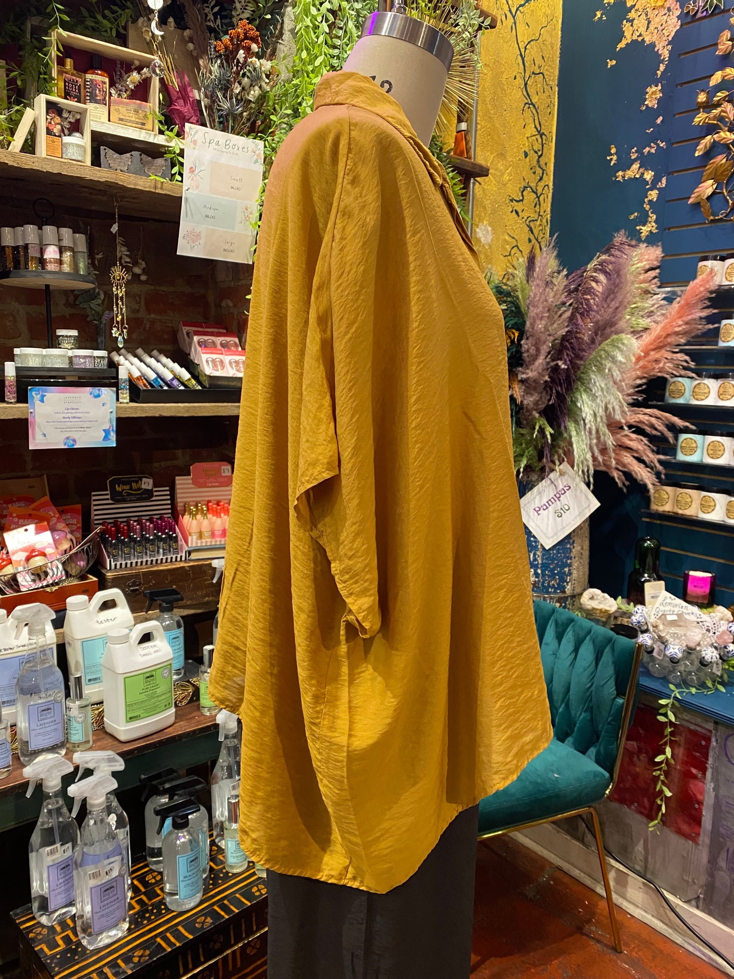 Oversized Button-Down Shirt - Manuka