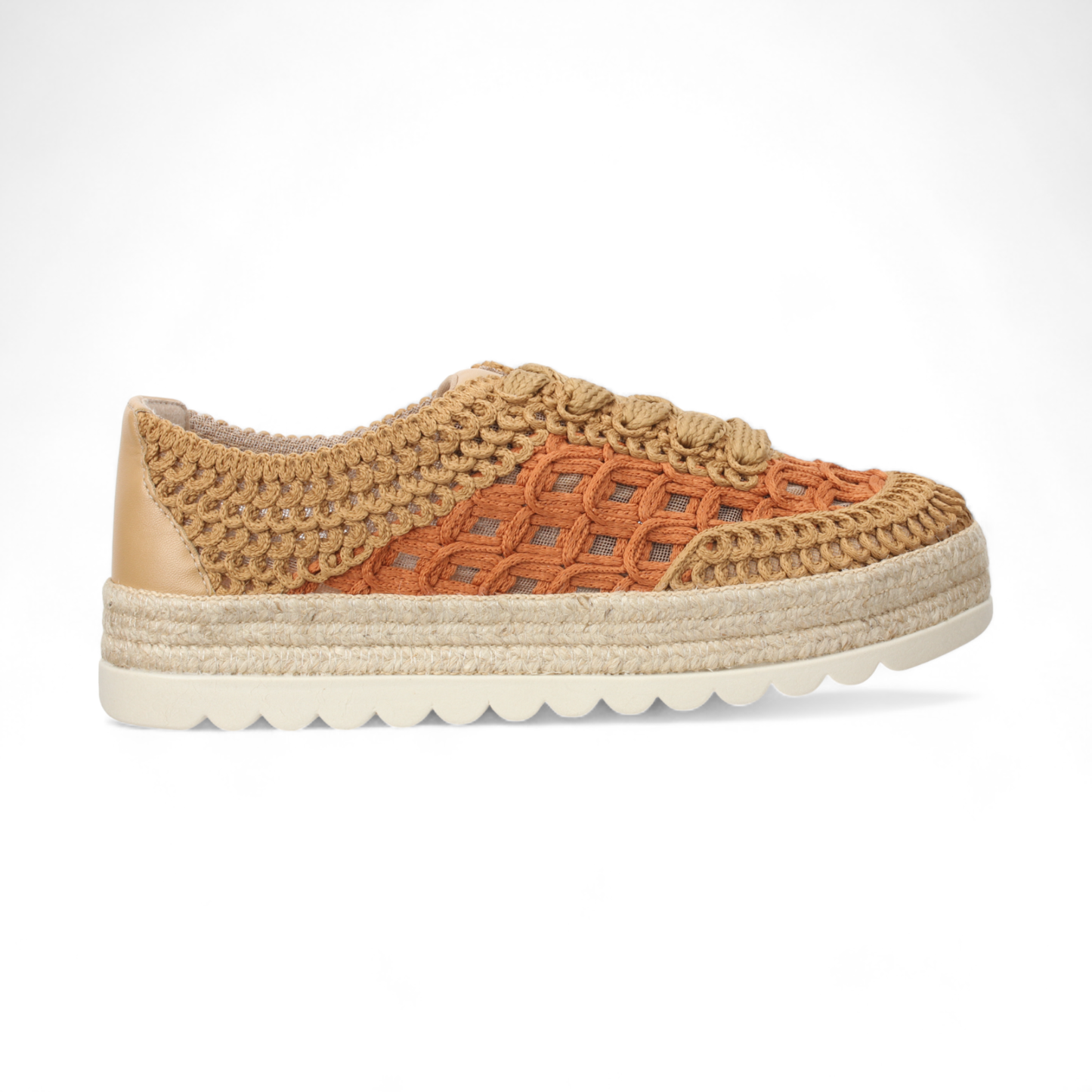Harmony Crochet Sneakers - Pecan Rust