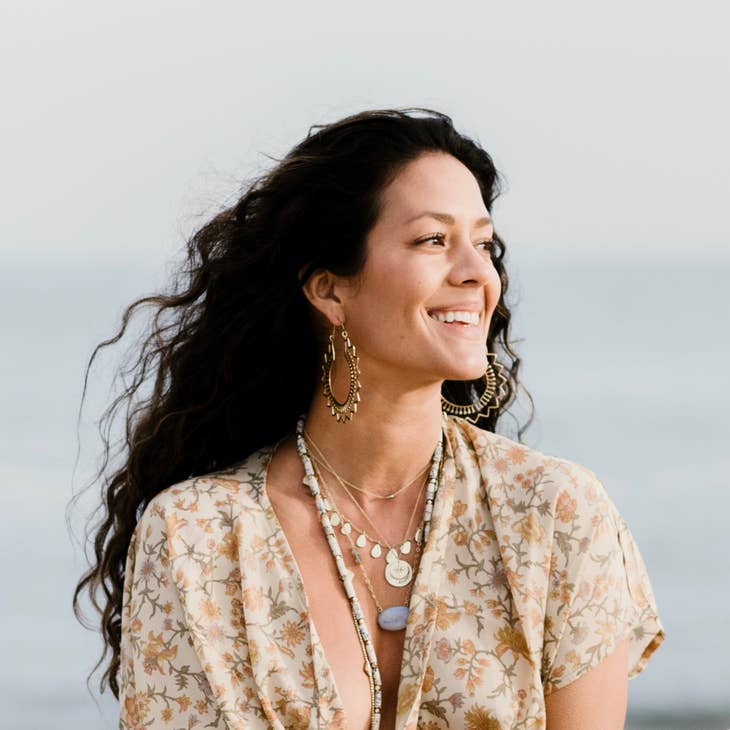 Moonstone Aura Necklace - La De Da