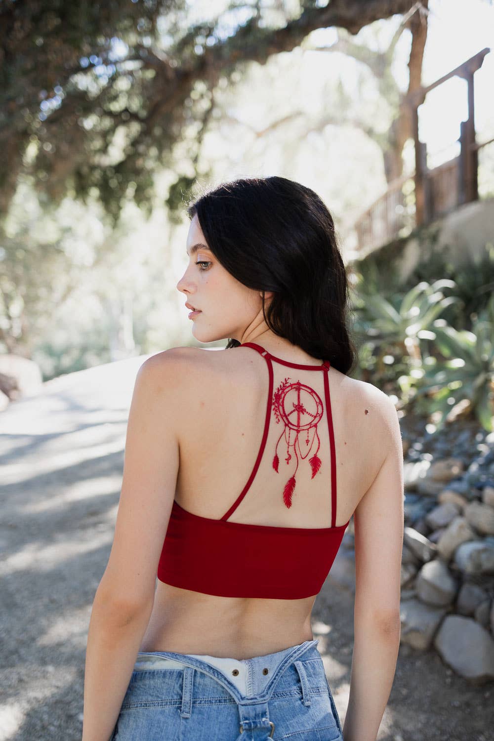 Artistic Dreamcatcher Tattoo Brami - Berry