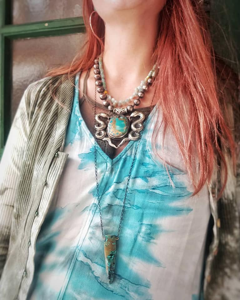 Turquoise Serpents OOAK - La De Da