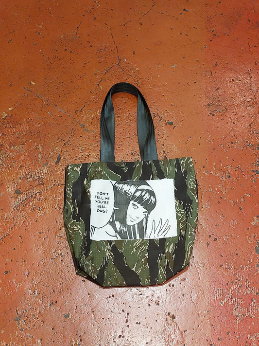 Camo & Painted Tote Bag