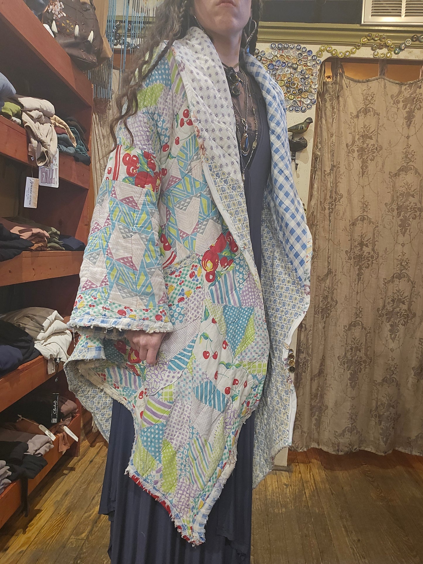 OOAK Handmade Upcycled Quilt Coat - Wynn*