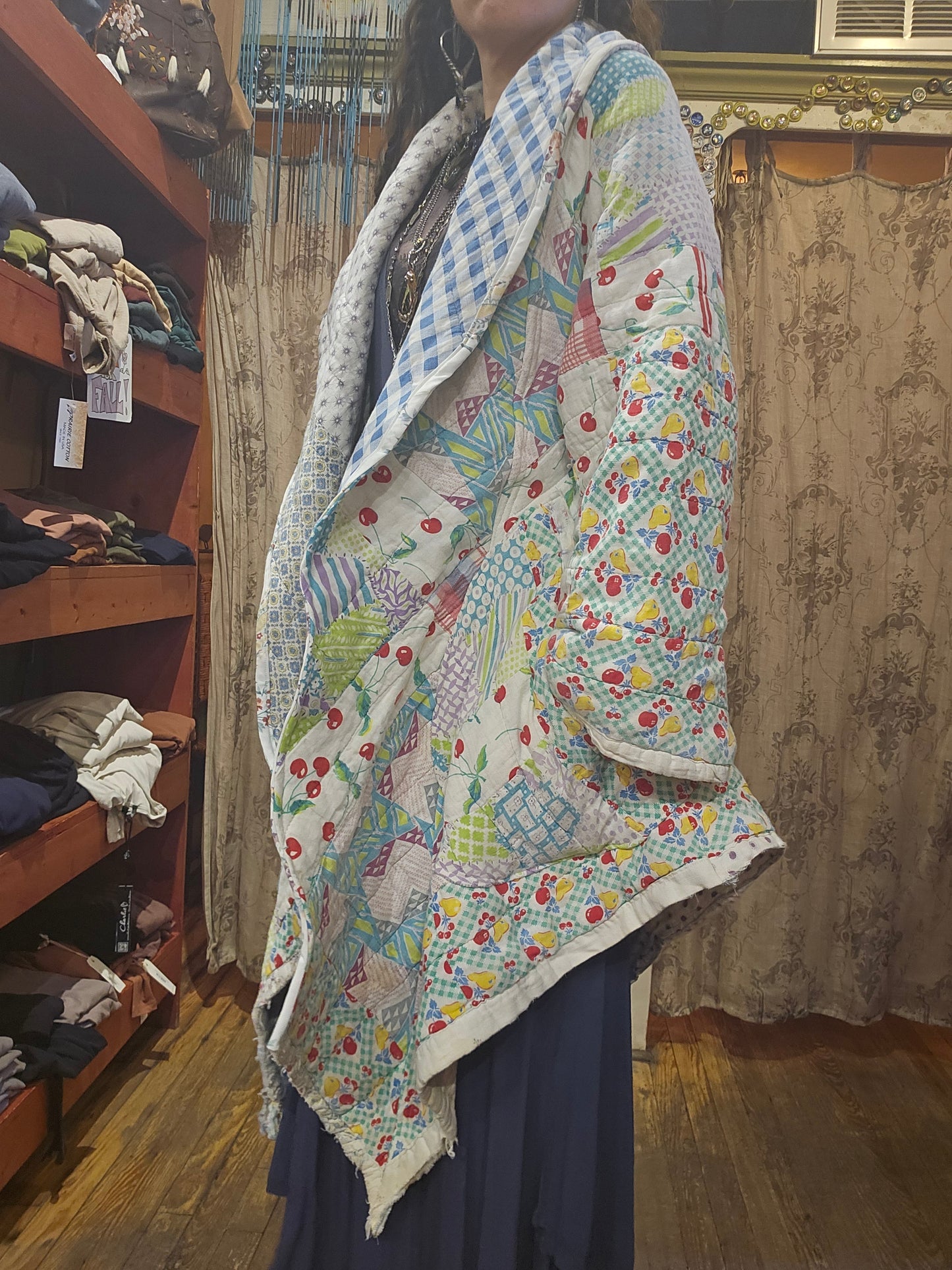 OOAK Handmade Upcycled Quilt Coat - Wynn*