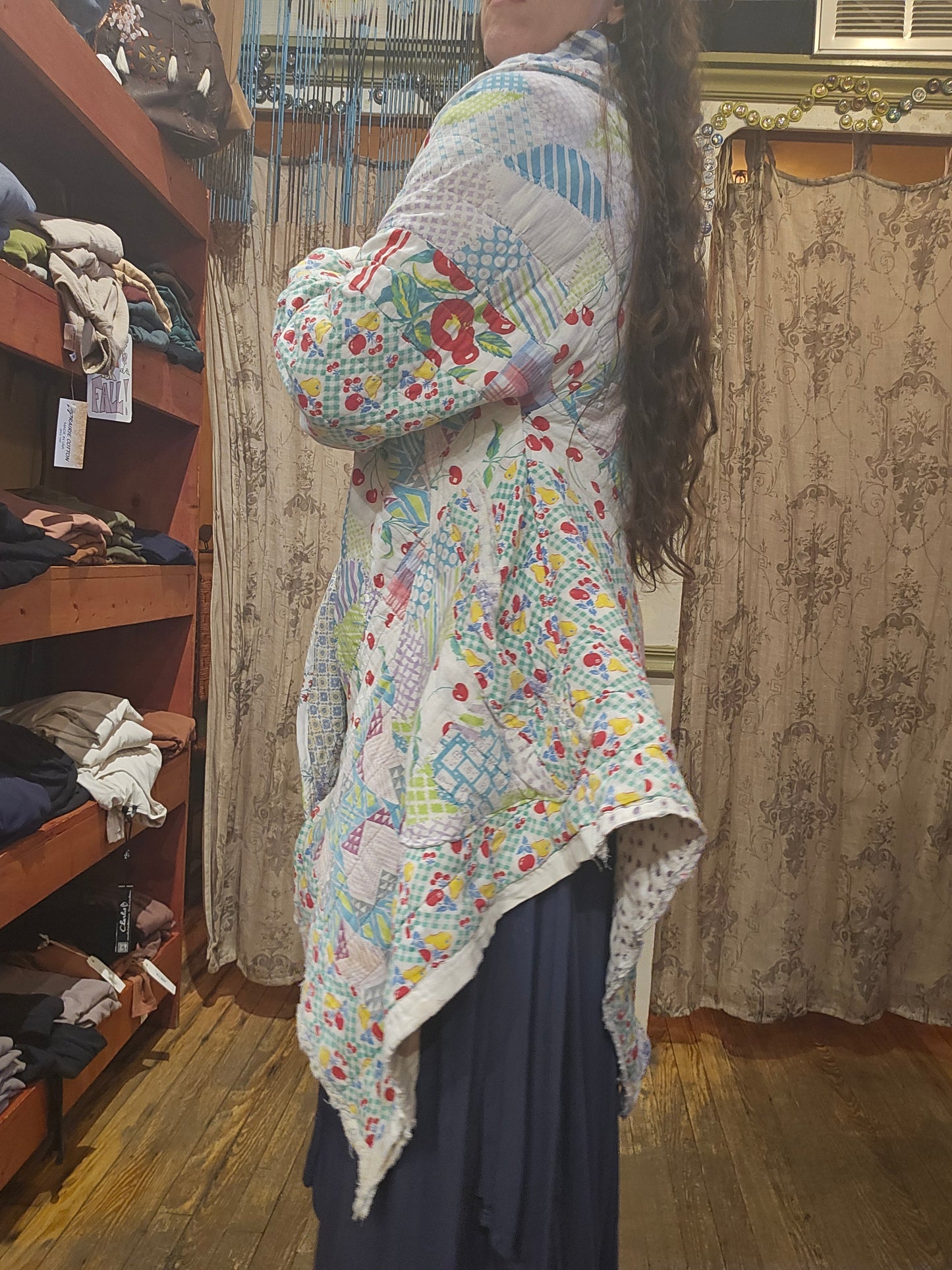 OOAK Handmade Upcycled Quilt Coat - Wynn*