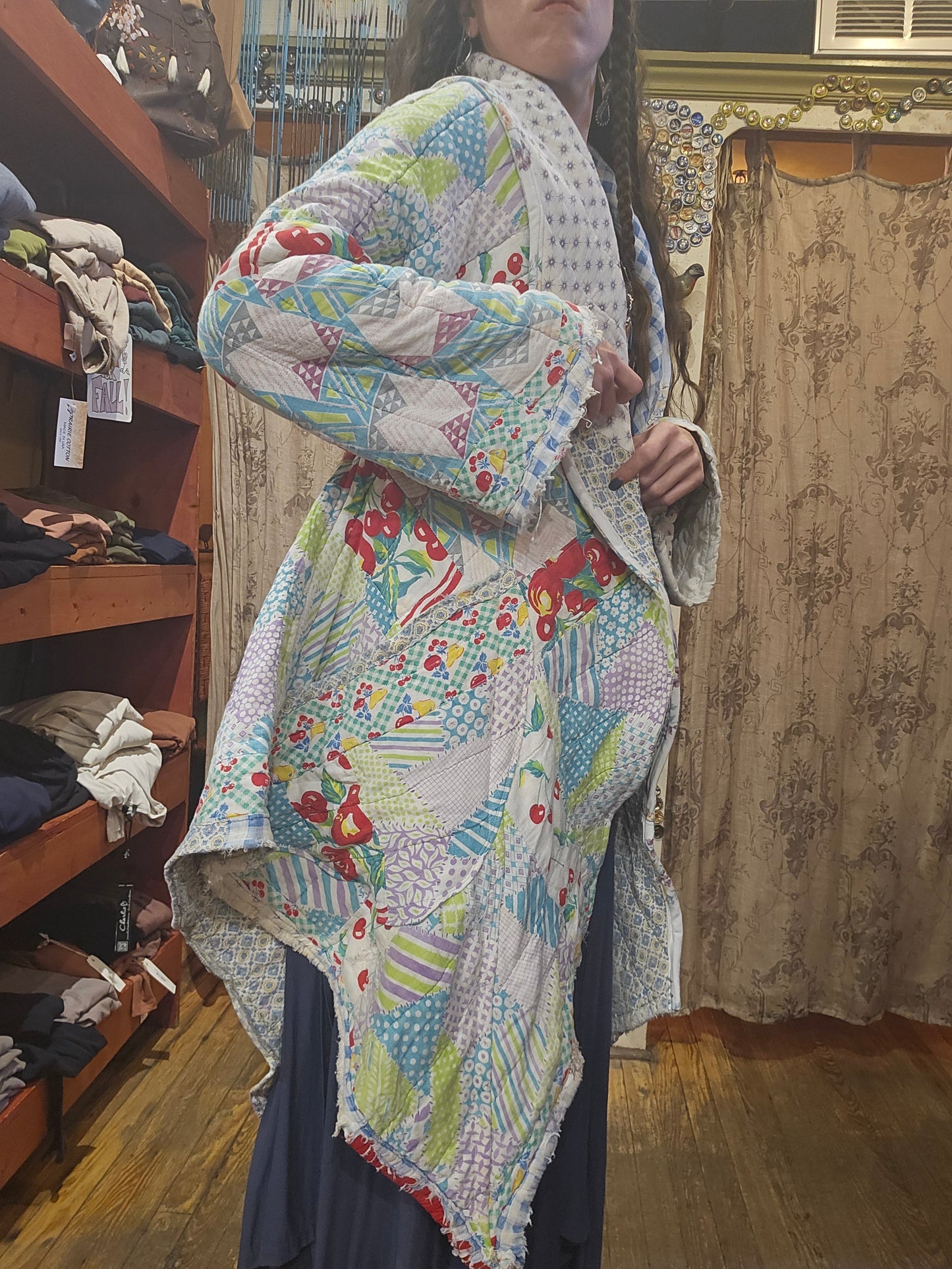 OOAK Handmade Upcycled Quilt Coat - Wynn*