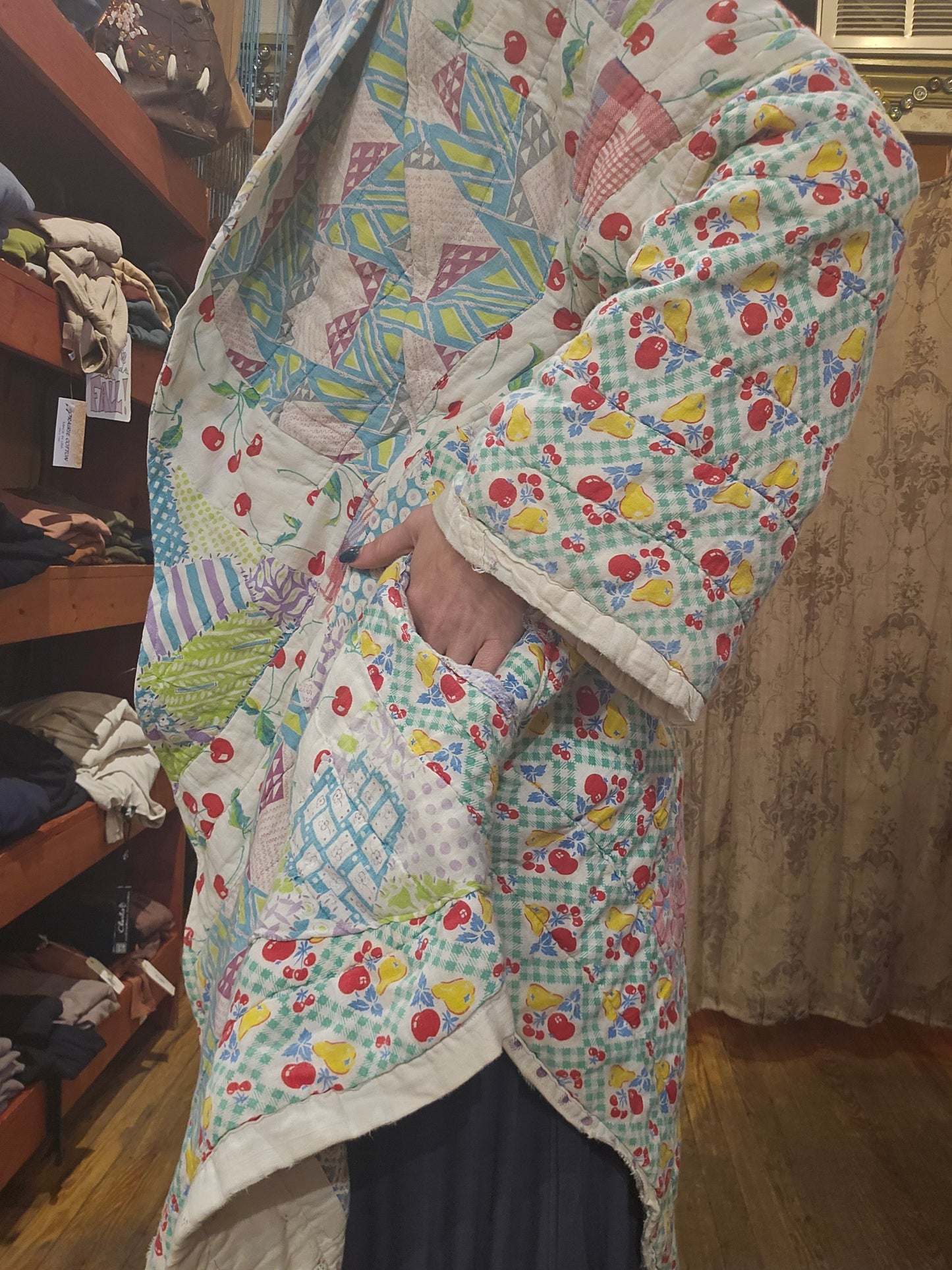 OOAK Handmade Upcycled Quilt Coat - Wynn*