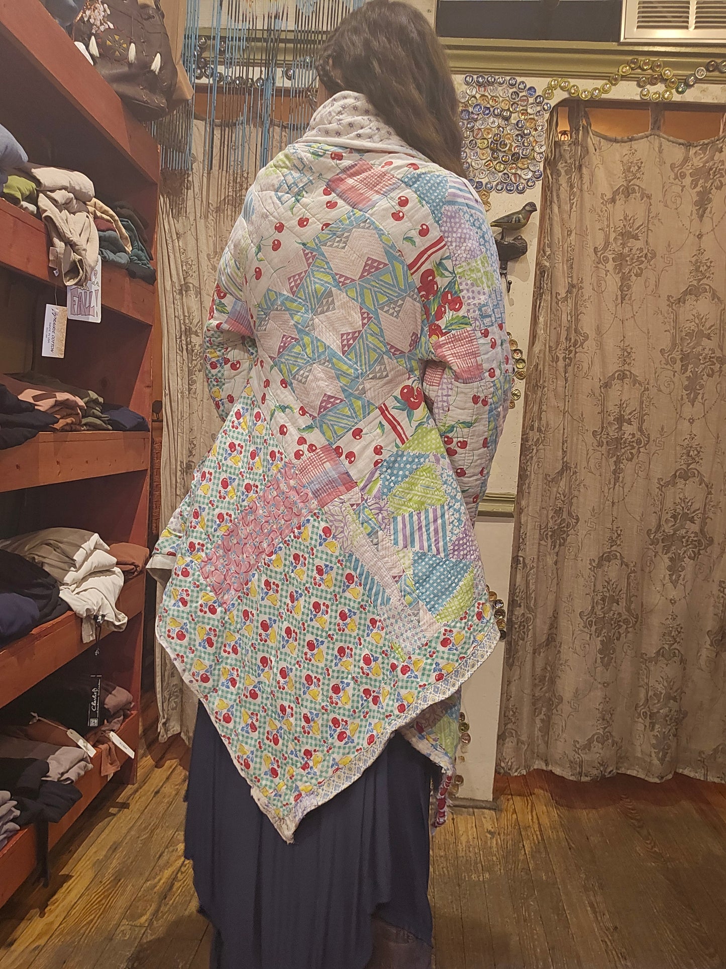 OOAK Handmade Upcycled Quilt Coat - Wynn*