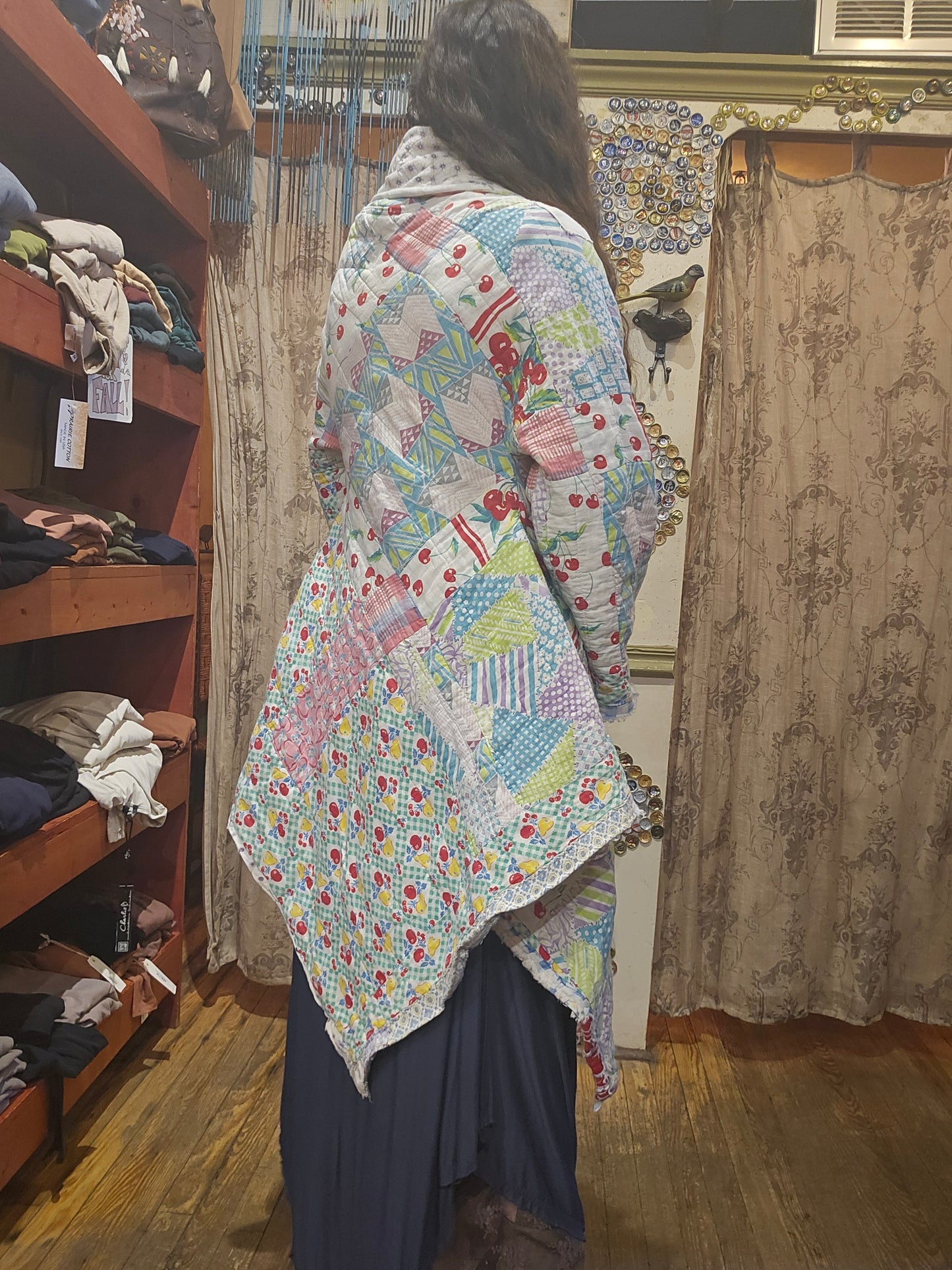 OOAK Handmade Upcycled Quilt Coat - Wynn*
