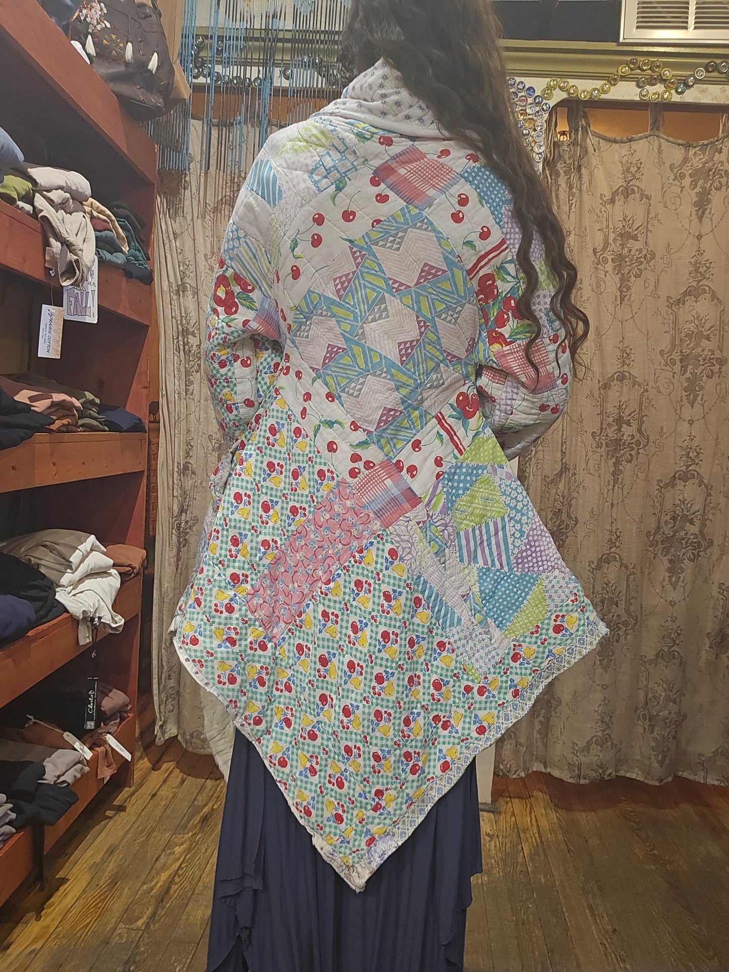 OOAK Handmade Upcycled Quilt Coat - Wynn*