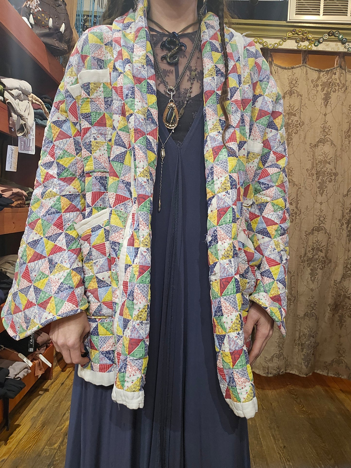 OOAK Handmade Upcycled Quilt Coat - Oz*