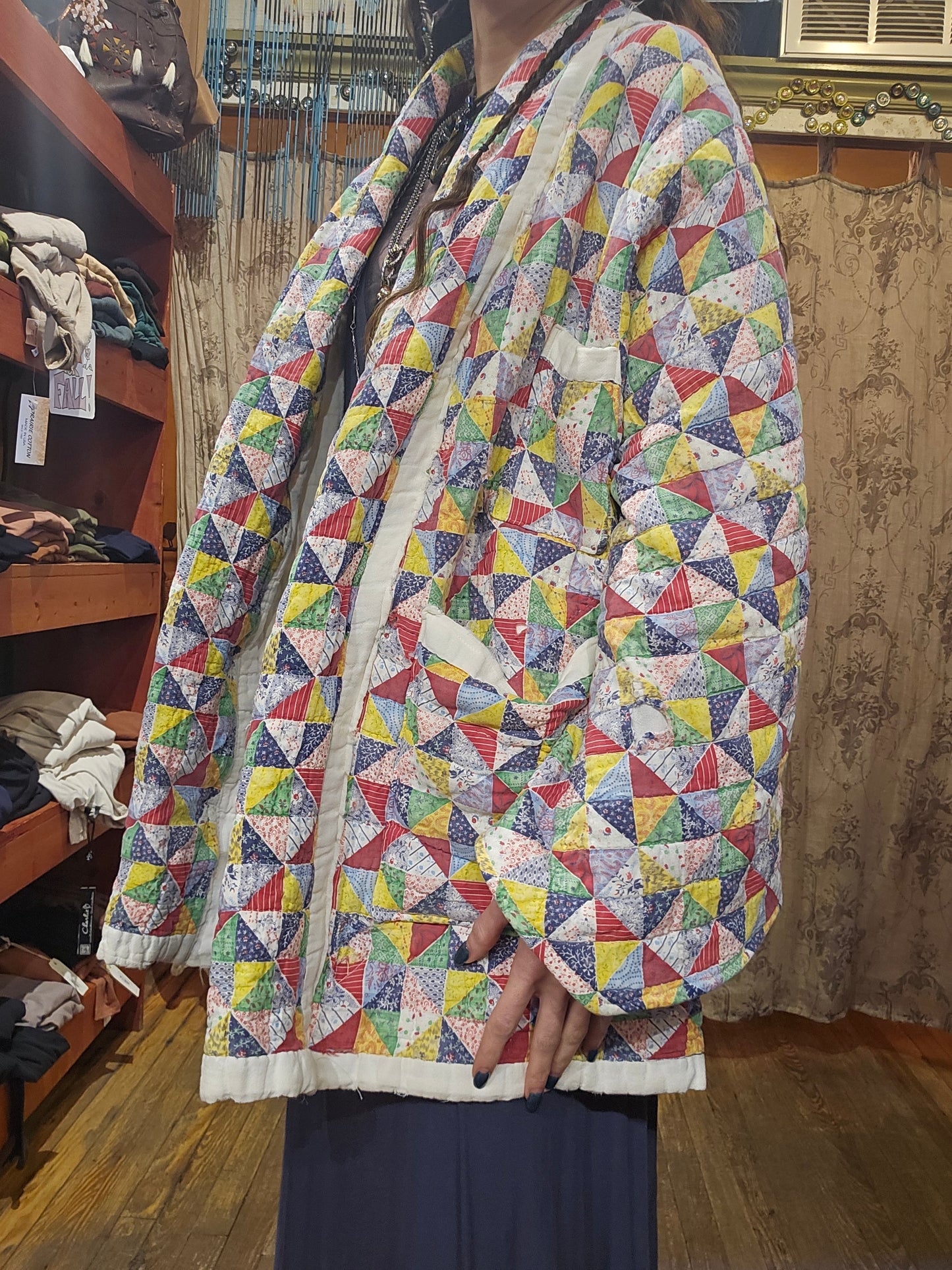 OOAK Handmade Upcycled Quilt Coat - Oz*