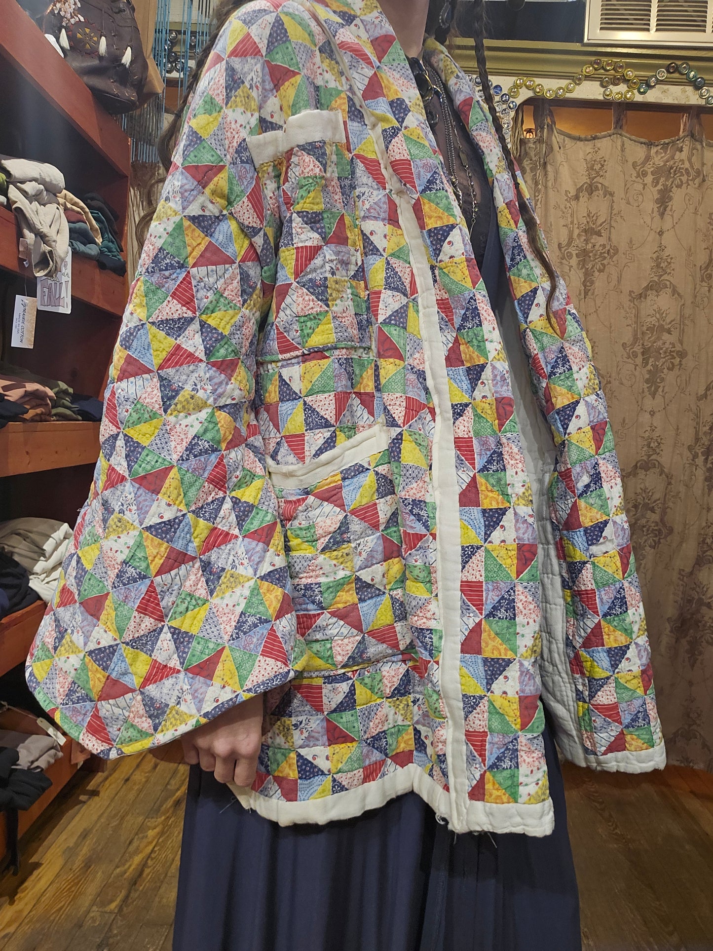 OOAK Handmade Upcycled Quilt Coat - Oz*