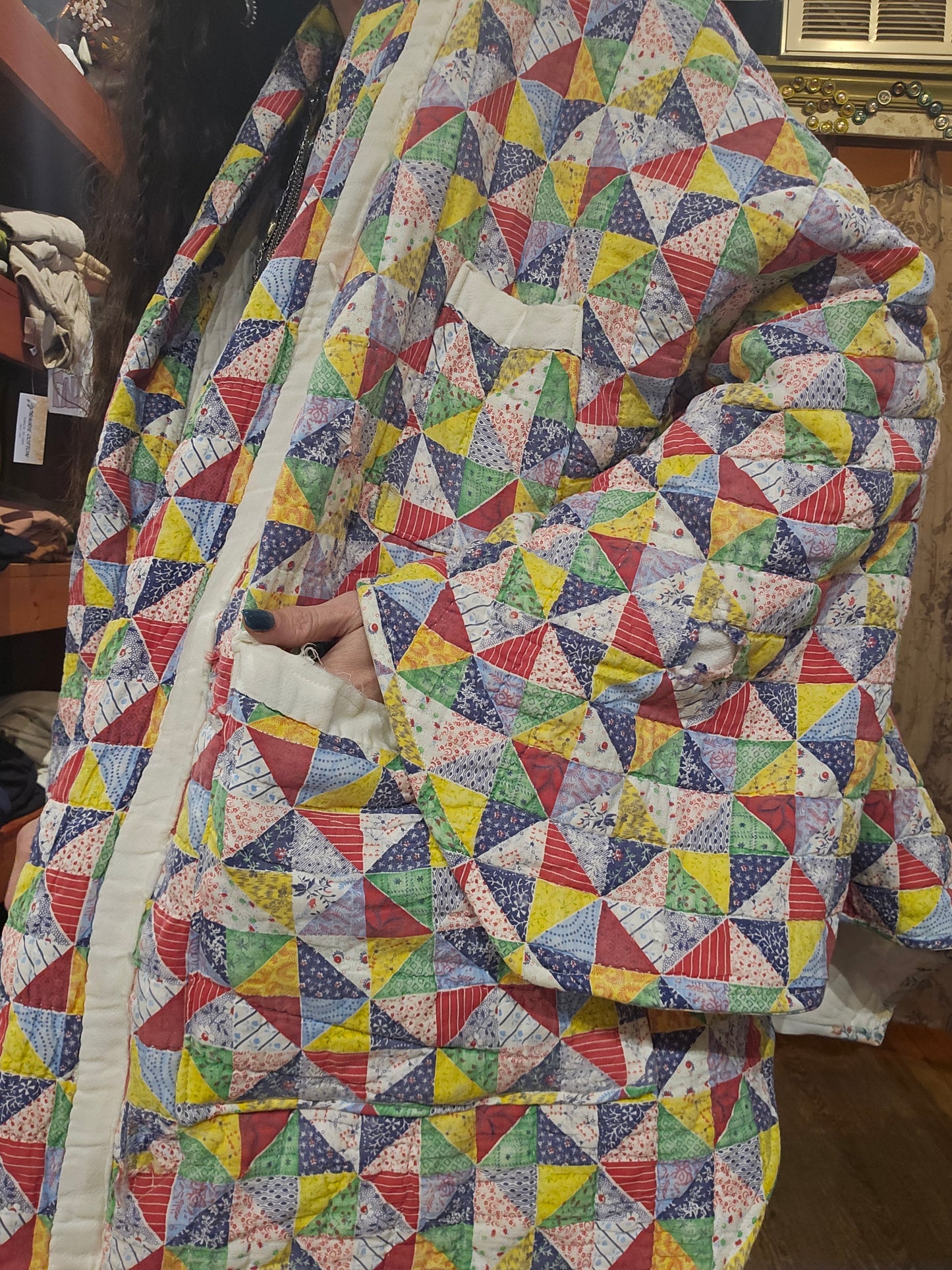 OOAK Handmade Upcycled Quilt Coat - Oz*